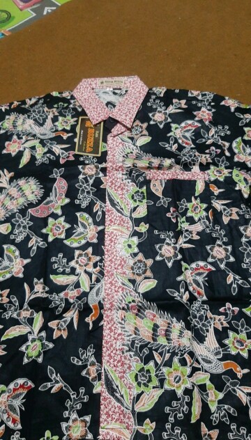 Promo Batik Couple Keluarga Sarimbit Sania Ruffle Batik Ori Ndoro Jowi Motif Phoenix