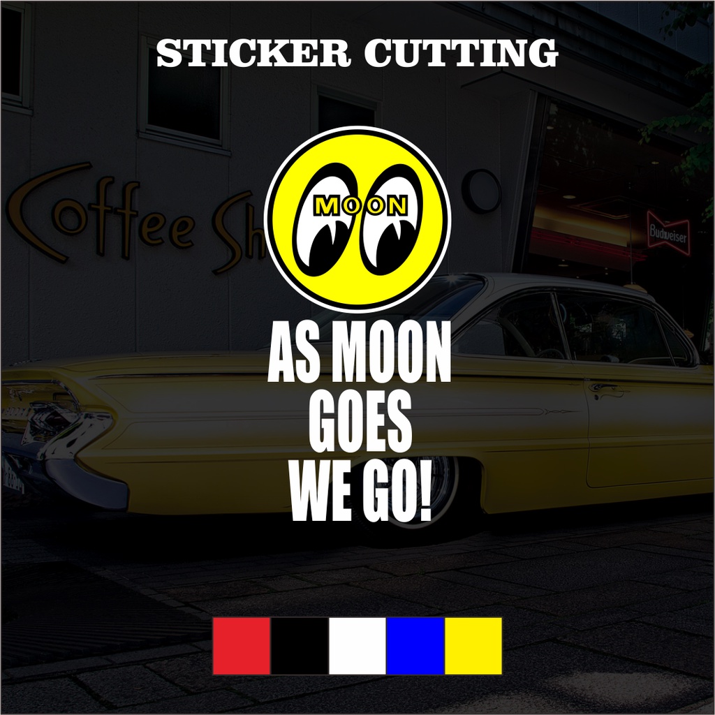 Sticker Cutting As Moon Goes We Go!