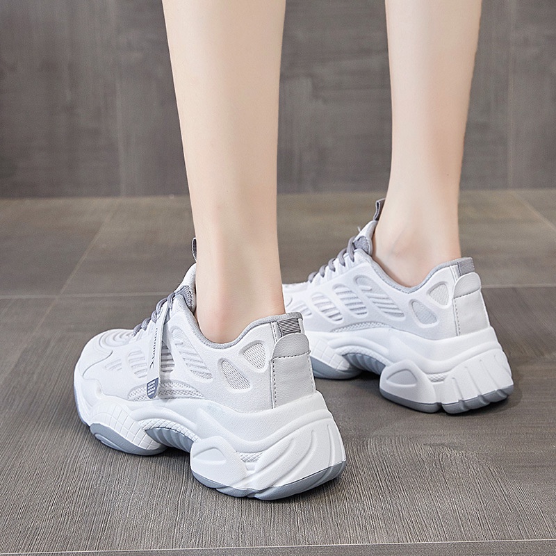 CaniKorea &quot;FREE BOX&quot; Size (37 -41) Chaeyoung Sepatu Sneakers Wanita Korea Fashion Import Sport Shoes Casual Original 9101