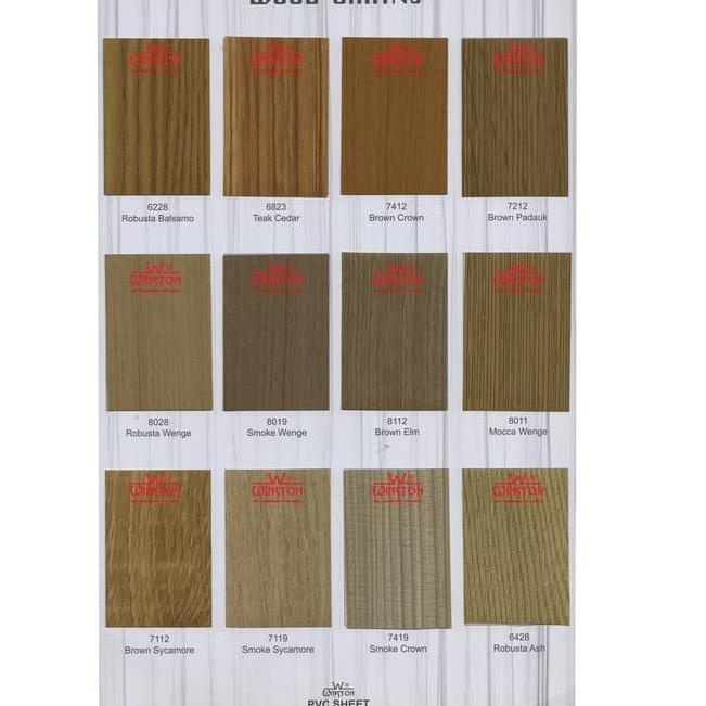 ✰ BIGSALE PROMO  DEKOSIT DECOSHEET TAKOSIT PVCSheet WINSTON Serat Kayu - 7817P ♬