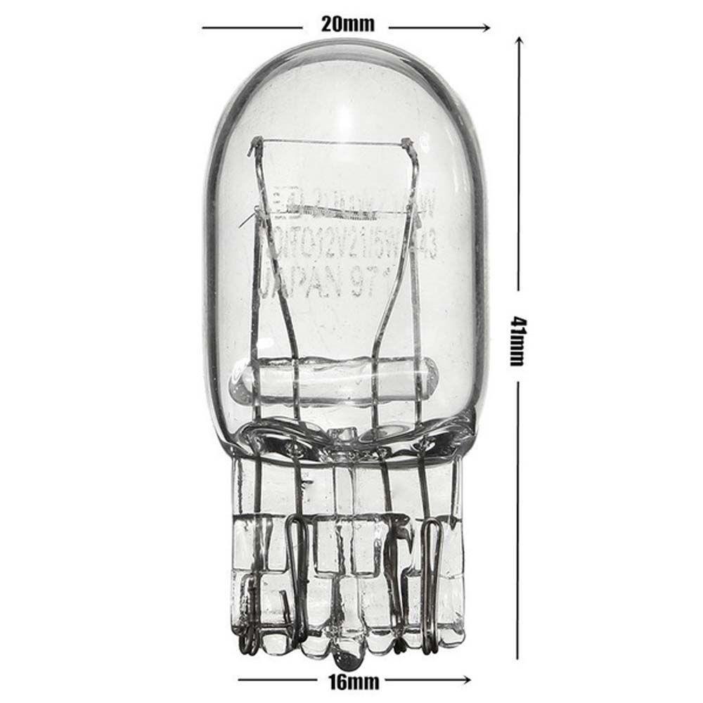 Lanfy Halogen Bulb 3800K DRL Bulbs Lampu Sein Kaca Bening