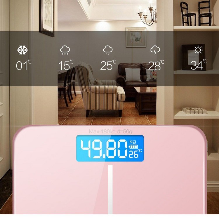Timbangan Badan Kaca Digital Body Elektronik Kartun 180kg KARTUN-6