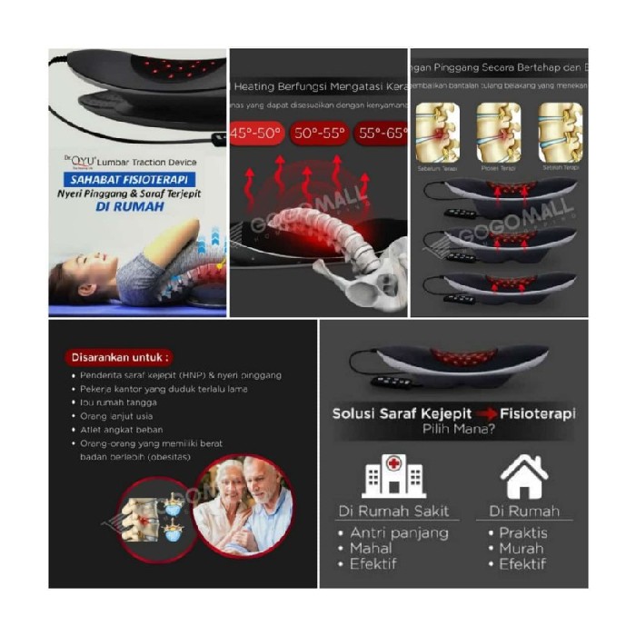 ALAT dr Qyu Unik Murah Limited Traction Device TERAPI Lumbar