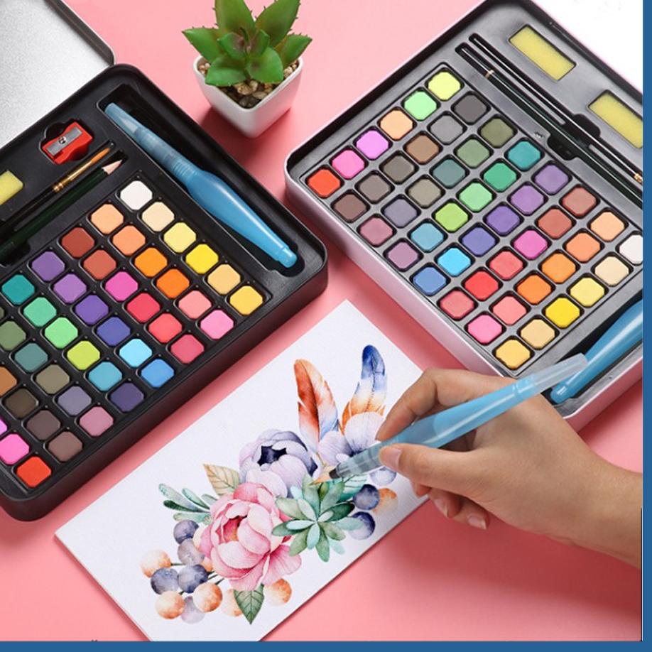 

Serbuuuu.. [HOT SALE] 36/48Water Color Set - Alat Cat Air Set (Termasuk Kuas dan Kertas Gambara New