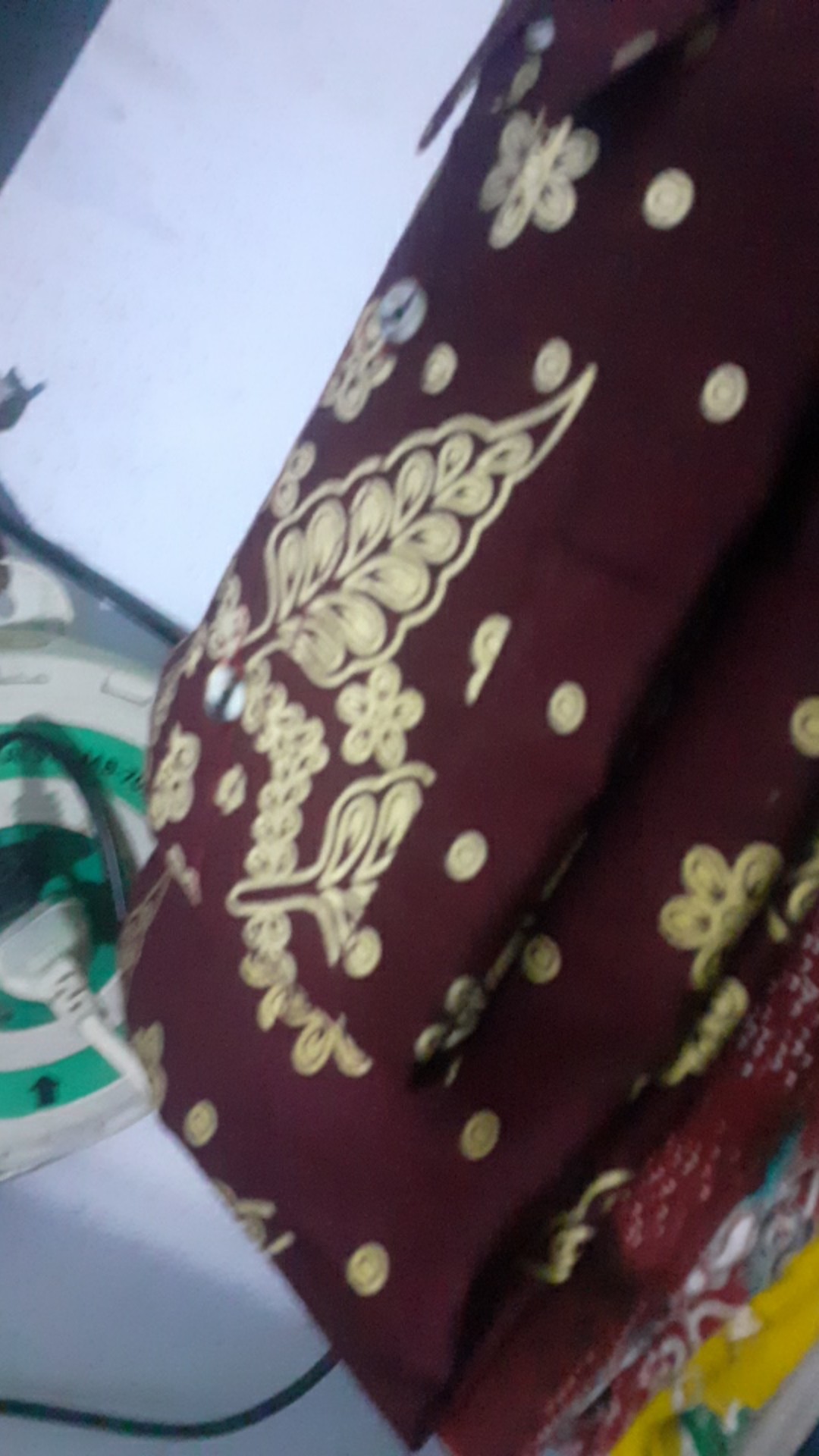 Batik Couple Keluarga Sania Ruffle Ori Ndoro Jowi Dnt Matahari Merah