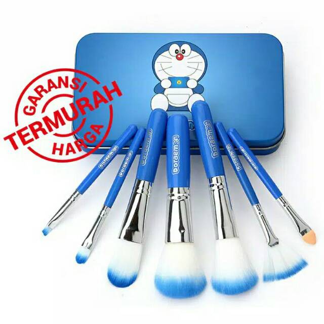 Kuas Masker Mini Blush on set Doraemon Original