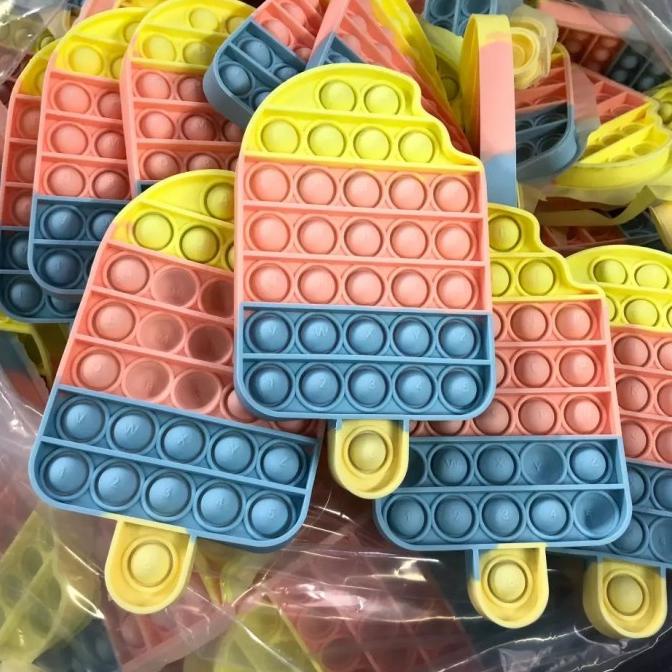 Mainan Anak Bubble Push Pop it Rainbow its Popit Popits Fidget Toys