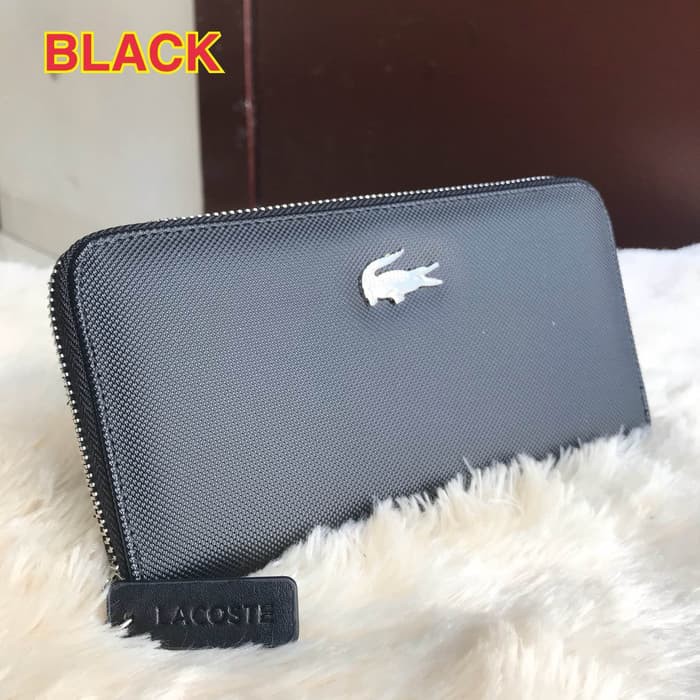 supplier dompet wanita import murah cewek batam sale LACOSTE WALLET - Hitam