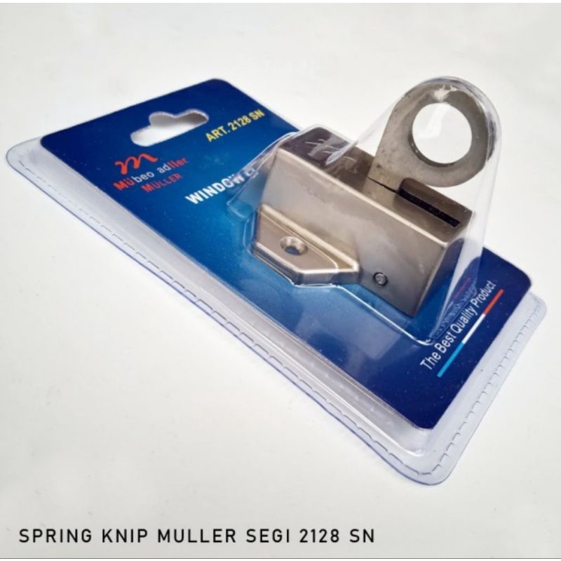 Grendel Jendela Stainless/ Grendel Kodok / Spring Knip Persegi Merk MULLER