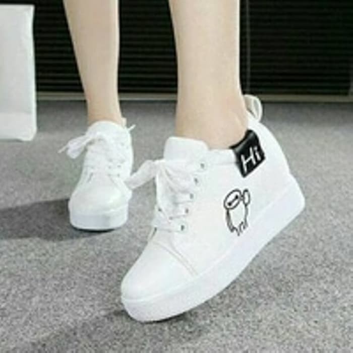 SEPATU WANITA (BOOT HI) PUTIH
