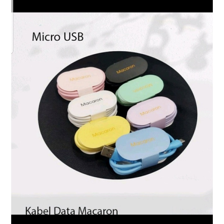 KABEL DATA MACARON MICRO/KABEL DATA TYPE C/KABEL DATA IPHON FAST CHARGING - BD