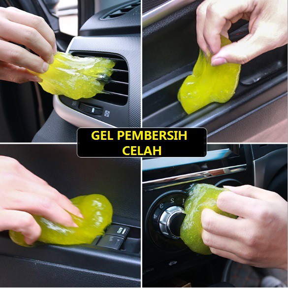 Gel Pembersih Celah Interior Mobil Busa tombak microfiber spons