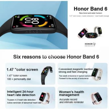 Honor Band 6 smart band wristband spo2 watch amoled