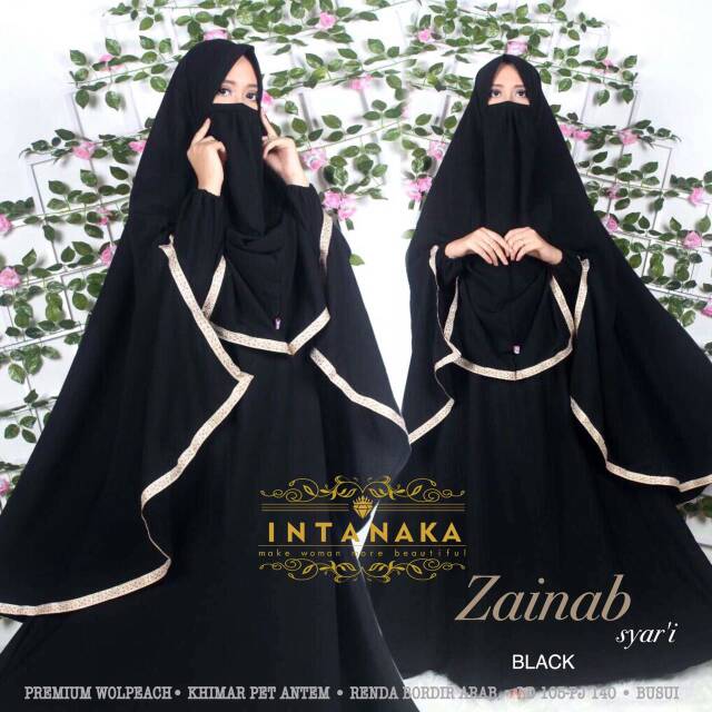 Gamis Syari wanita Zainab Syari
