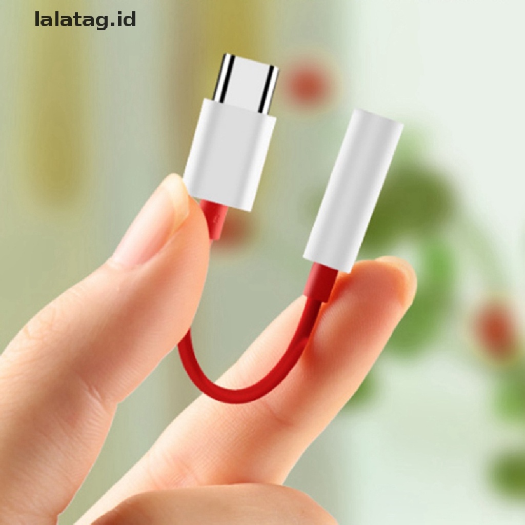 (lalatag) Adapter Jack Audio Aux Earphone Usb Tipe-C Ke 3.5mm Untuk Oneplus 6T 7 Pro