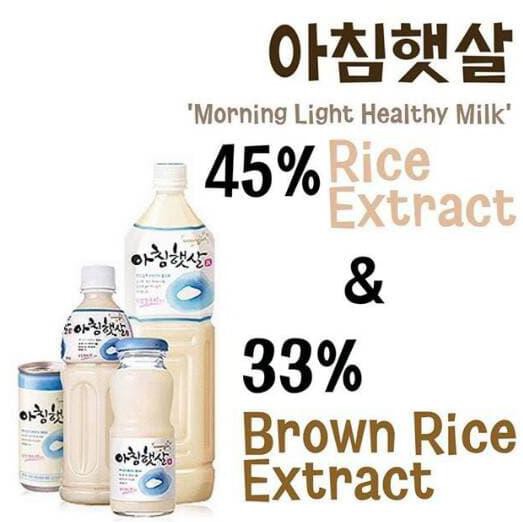 Halal Korean Rice Drink Sari Beras Milk Minuman Morning Light 1.5L