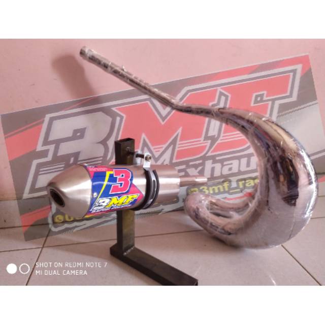 Knalpot udang fizr trail krum slencer stainless