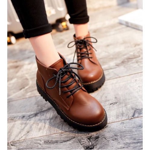 Sepatu Boots Martin DEWASA Model British  Sepatu boots DEWASA HITAM COKLAT IMPORT