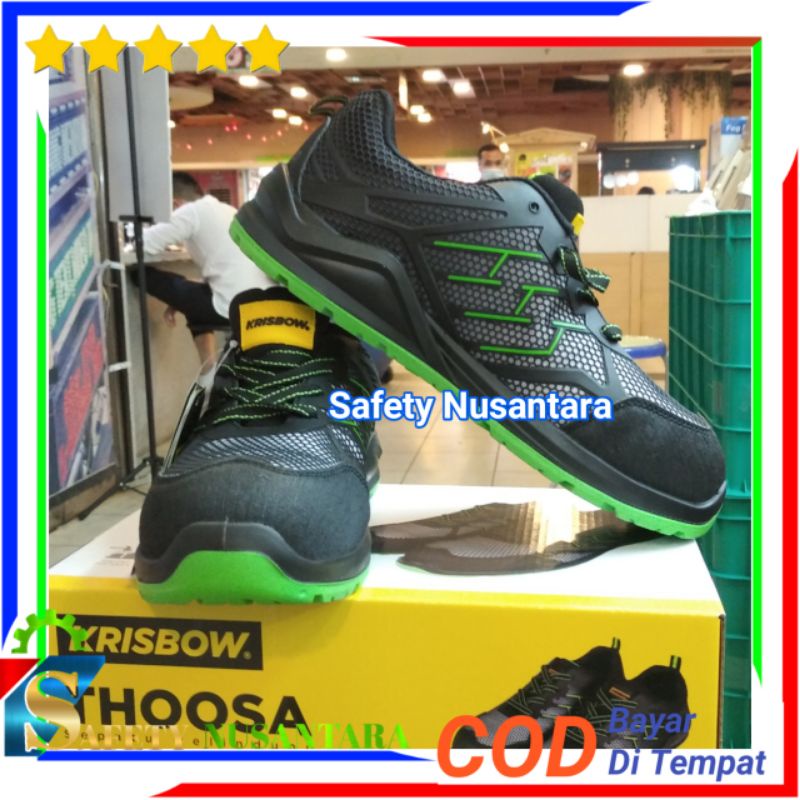 Sepatu Safety Krisbow Thoosa - Safety Shoes Sneakers Krisbow Thoosa