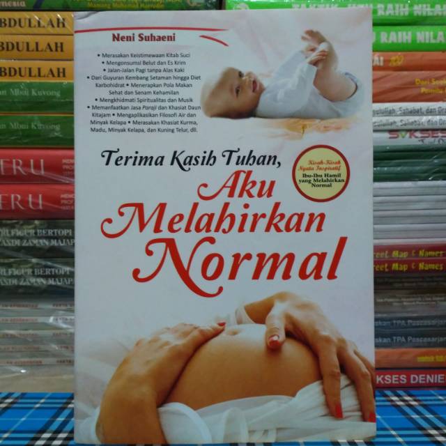 Buku Original TERIMAKASIH TUHAN SAYA MELAHIRKAN NORMAL Kisah2 inspiratif ibu2 Hamil