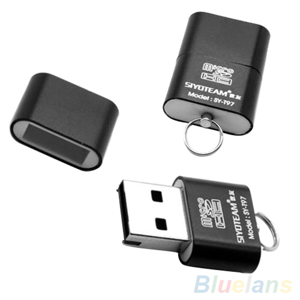 Adapter Card Reader USB 2.0 Mini Portable Untuk Micro SD TF T-Flash Memory