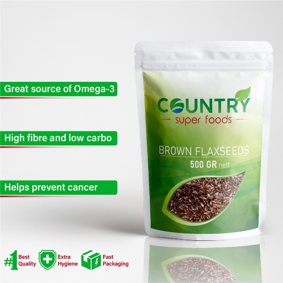 

[ 500 gr ] - Brown Flaxseed | Biji Rami Coklat