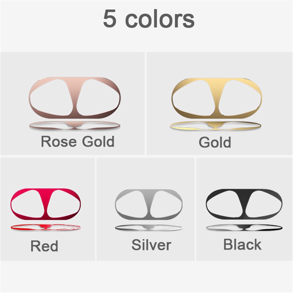 Hot Sale/1Set Film Pelindung Ultra Tipis, Penutup Tahan Debu Bahan Metal, Stiker Pelindung Kulit Untuk Apple AirPods Pro Case