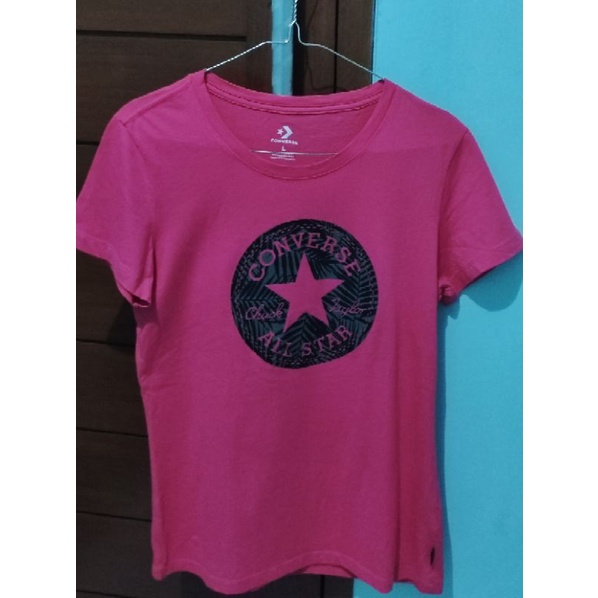 [PRELOVED] Kaos Converse Pink