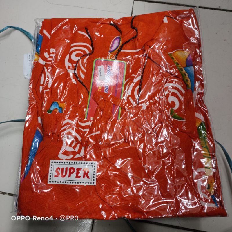 Daster motif boneka kencana ungu daster ibu muda kencanaungu dona-orange