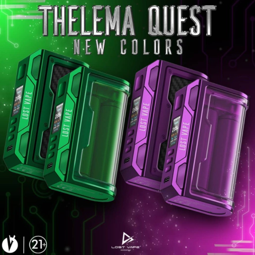 MOD DEVICE AUTHENTIC LOSTVAPE THELEMA QUEST MOD ONLY SERIES 200W