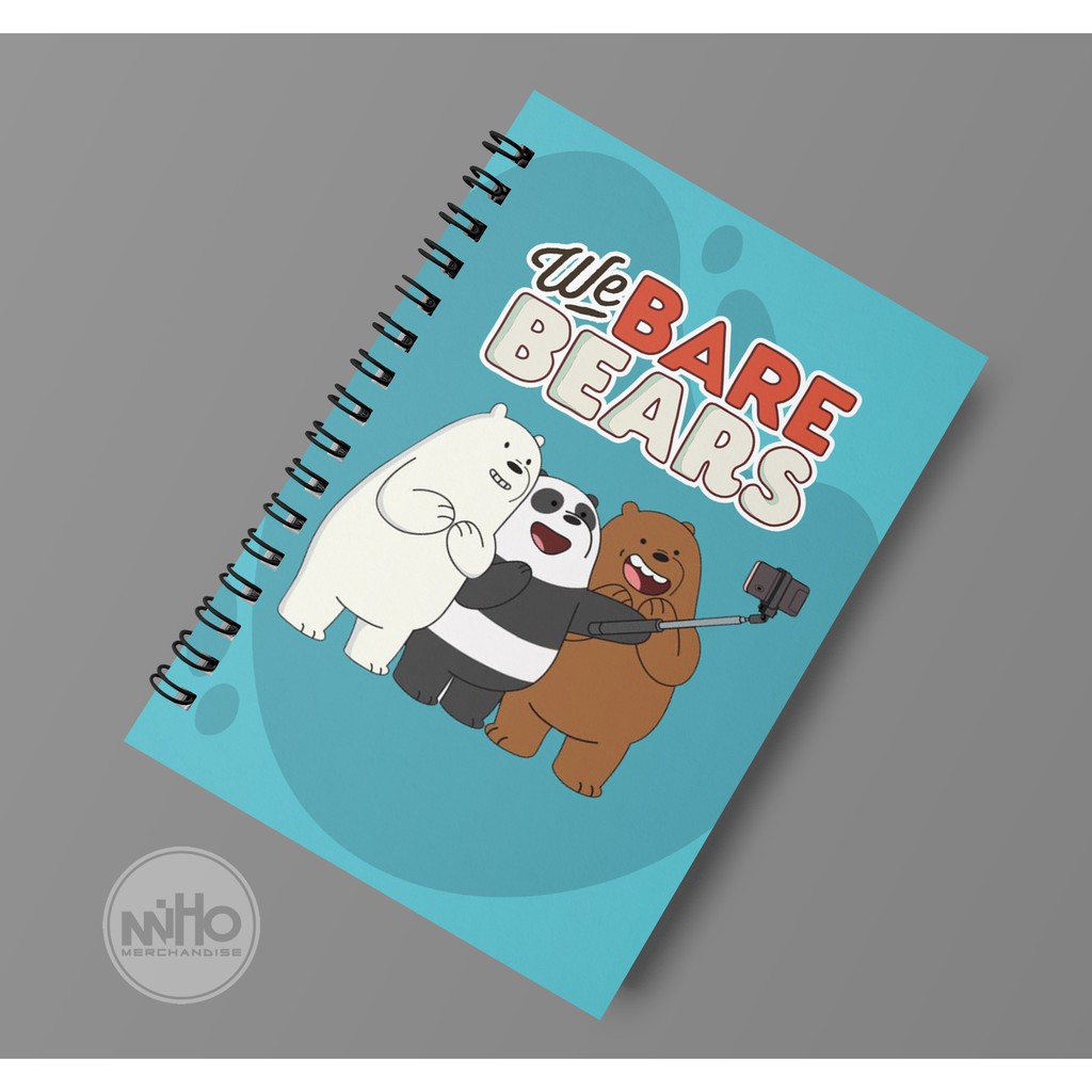 

Notebook We Bare Bears (D) / A6 / Hardcover / 60 lembar / Bergaris