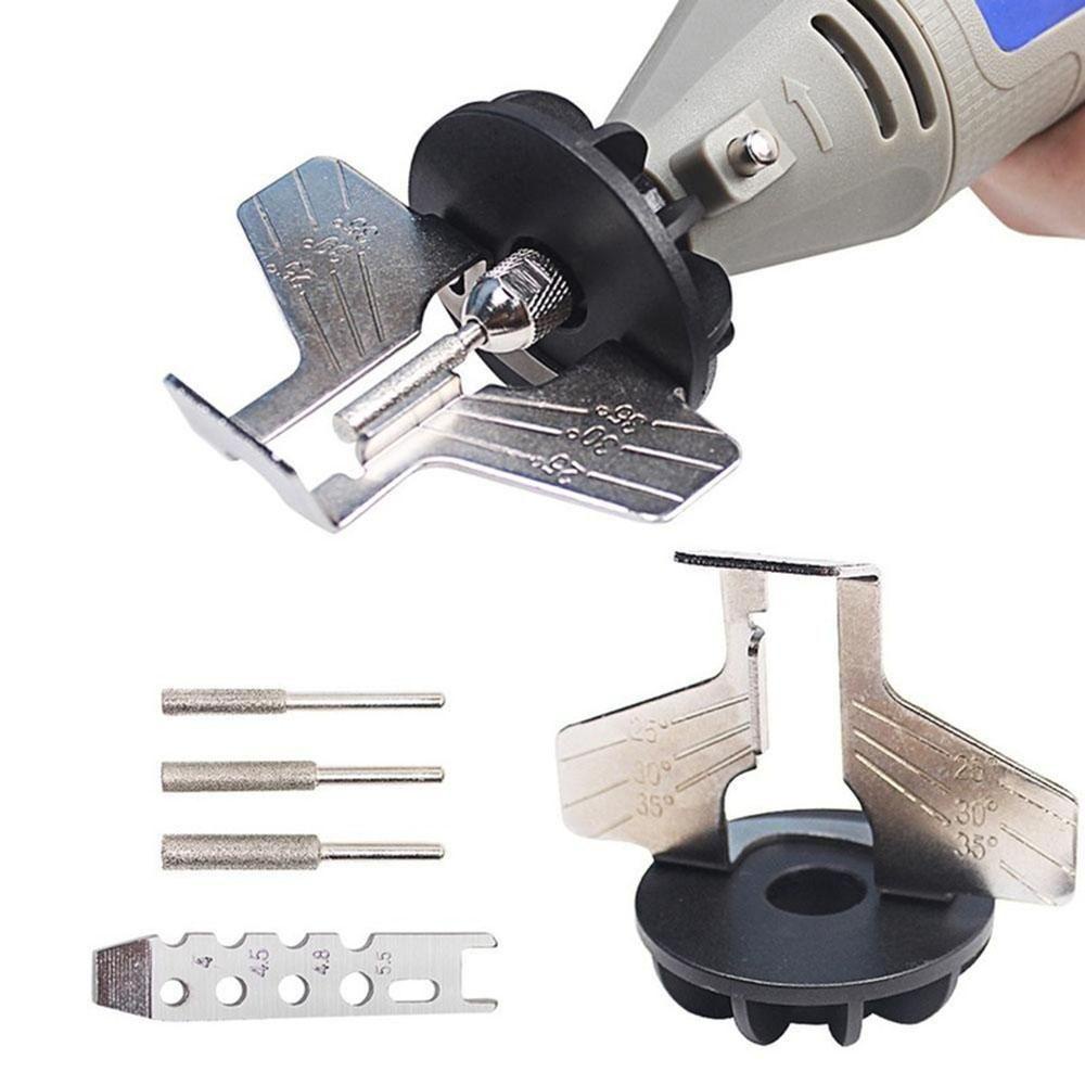 Populer Poles Penggiling Listrik Awet Panduan Adaptor Bor Bor Mini Drill Power Tool Sharpening Attachment