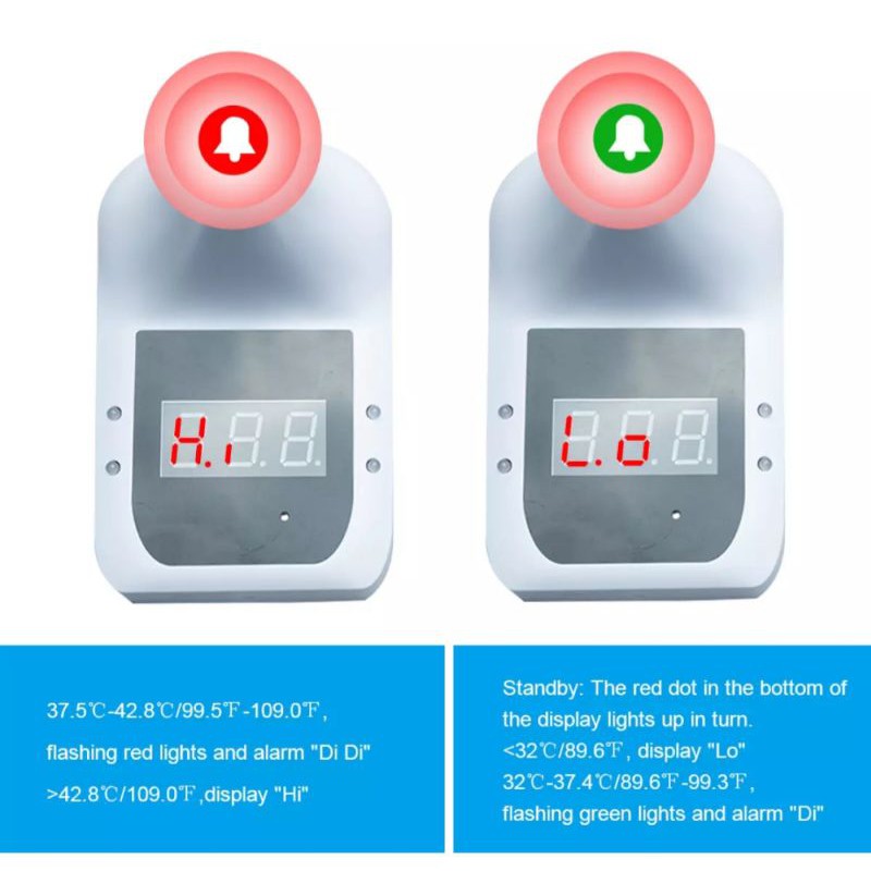 Thermometer  K3 Dinding Wall Infrared Non Contact