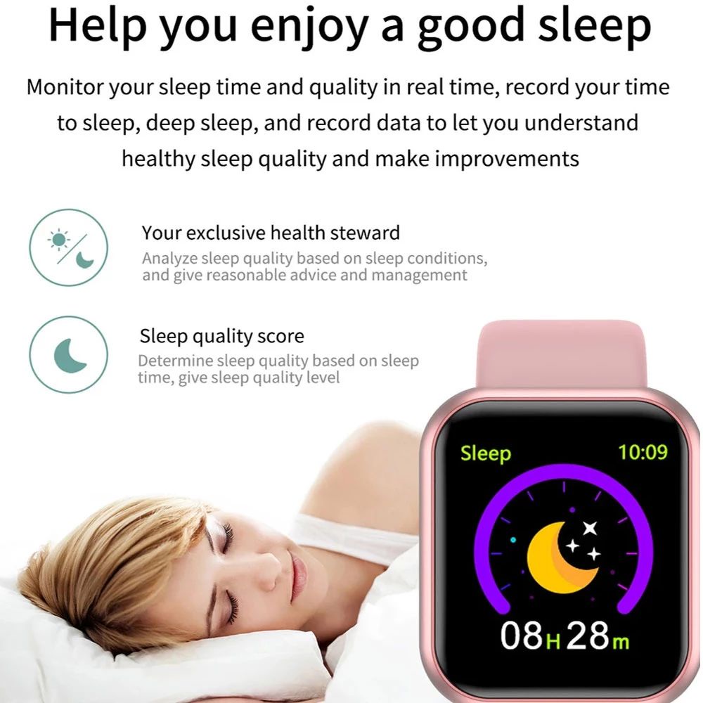 SMARTWATCH D28 Jam Tangan Pria Wanita Digital Smartwatch Bluetooth WATCHKITE WKOS