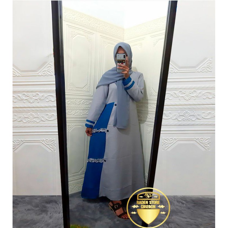 Gamis Moscrepe Safina / Gamis Sari Muslim