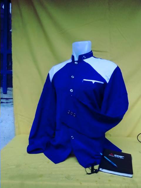 JASKO BIRU KOMBINASI PUTIH POLOS [ PROMO ]