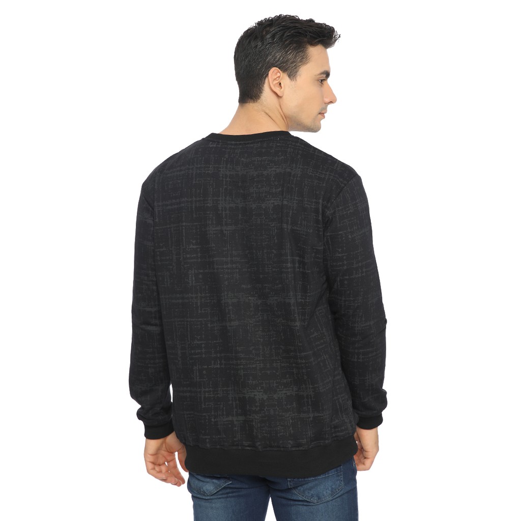 Sweater Pria Ryusei Swt Men Kiyo FP Black-3