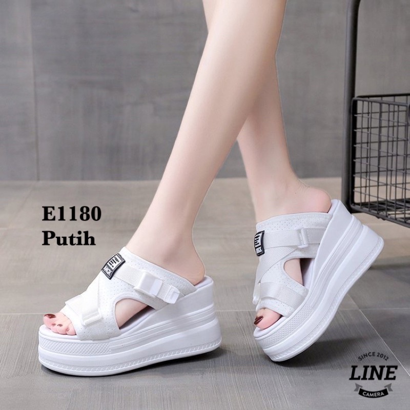 WEDGES WANITA IMPOR FASHION KOREA E1180