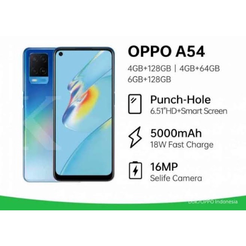 Oppo A54 Resmi Oppo Indonesia Garansi Resmi 1Th