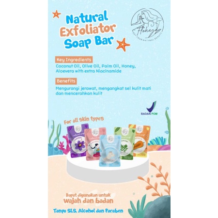 Natural Soap Flohera BPOM Sabun Perontok Daki dan Pencerah Kulit | BRIGHTENING SOAP FLEO WITH MILK GOAT AND COLLAGEN