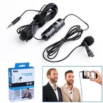 Boya BY-M1 3.5 Mm Lavalier Microphone Promo