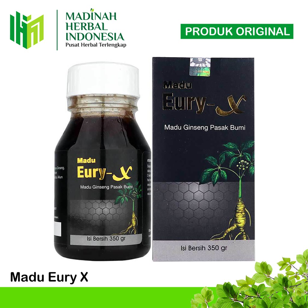

Madu Eury X 350gr Madu Gingseng Pasak Bumi