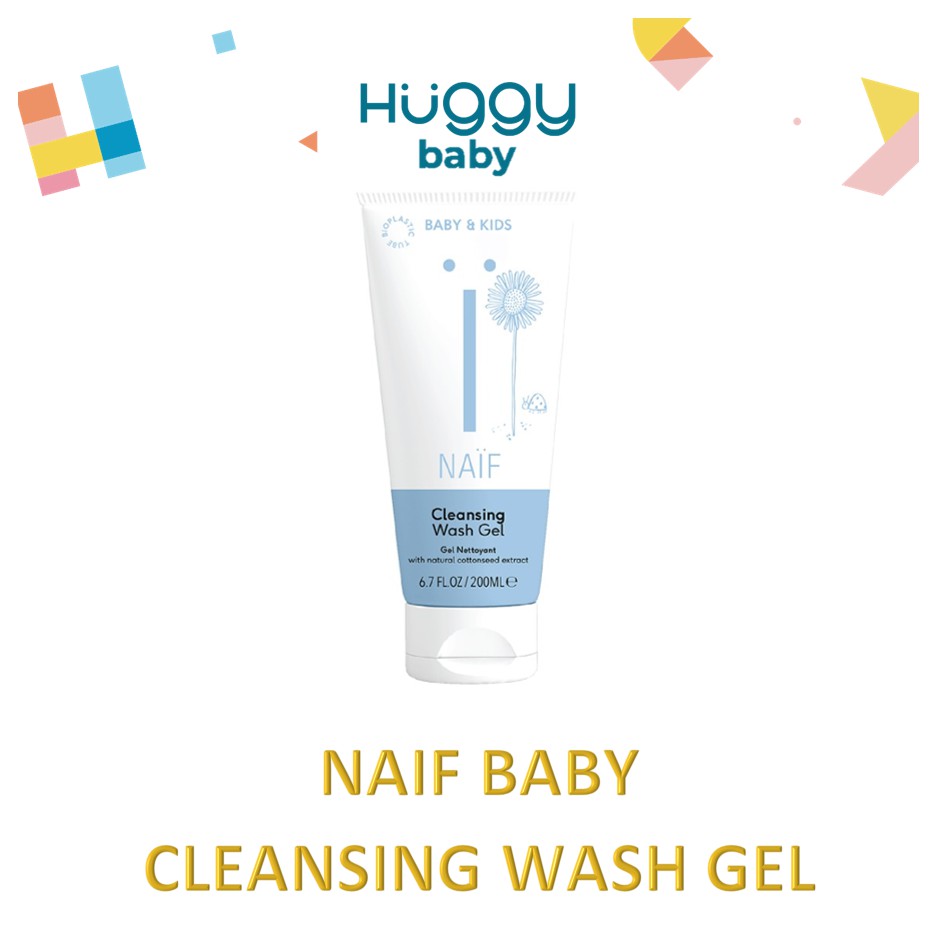 NAIF Baby Cleansing Wash Gel Sabun Bayi 200ml