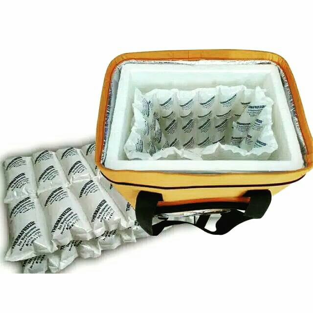 Ice Gel MERK THERMAFREEZE isi 12/ ice pack / Lembaran Pengganti Dry Ice Original