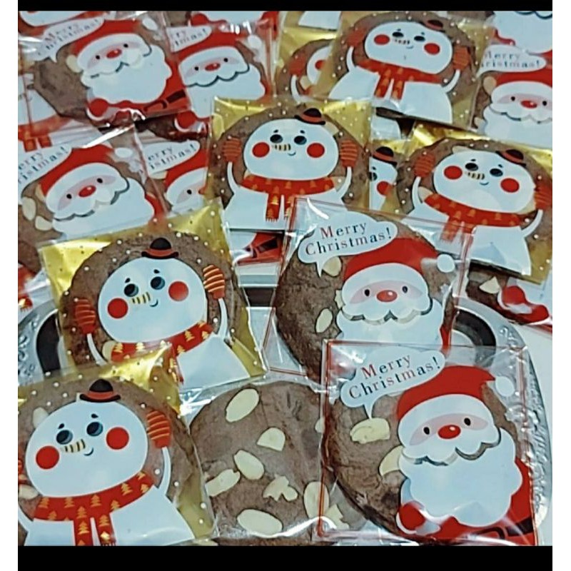 

cookies coklat almond