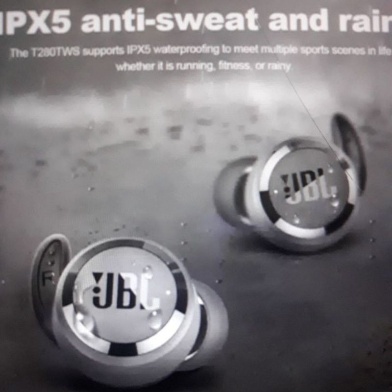 Headset JBL HI-FI SOUND PURE BASS PREMIUM CLASS T280TWS