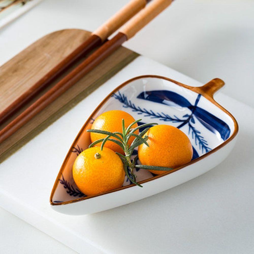 [Elegan] Mangkok Bumbu Bentuk Daun Serbaguna Appetizers Spice Tools Sushi Tray Peralatan Makan Mini Sauce Dish