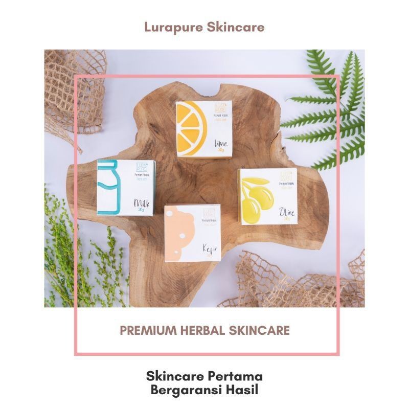 lurapure skincare sabun glowing anti jerawat