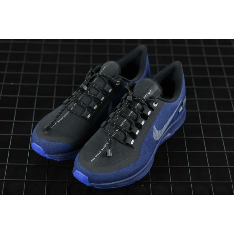 Sepatu Nike Zoom Pegasus 35 Shield Navy Premium Sneakers Men's