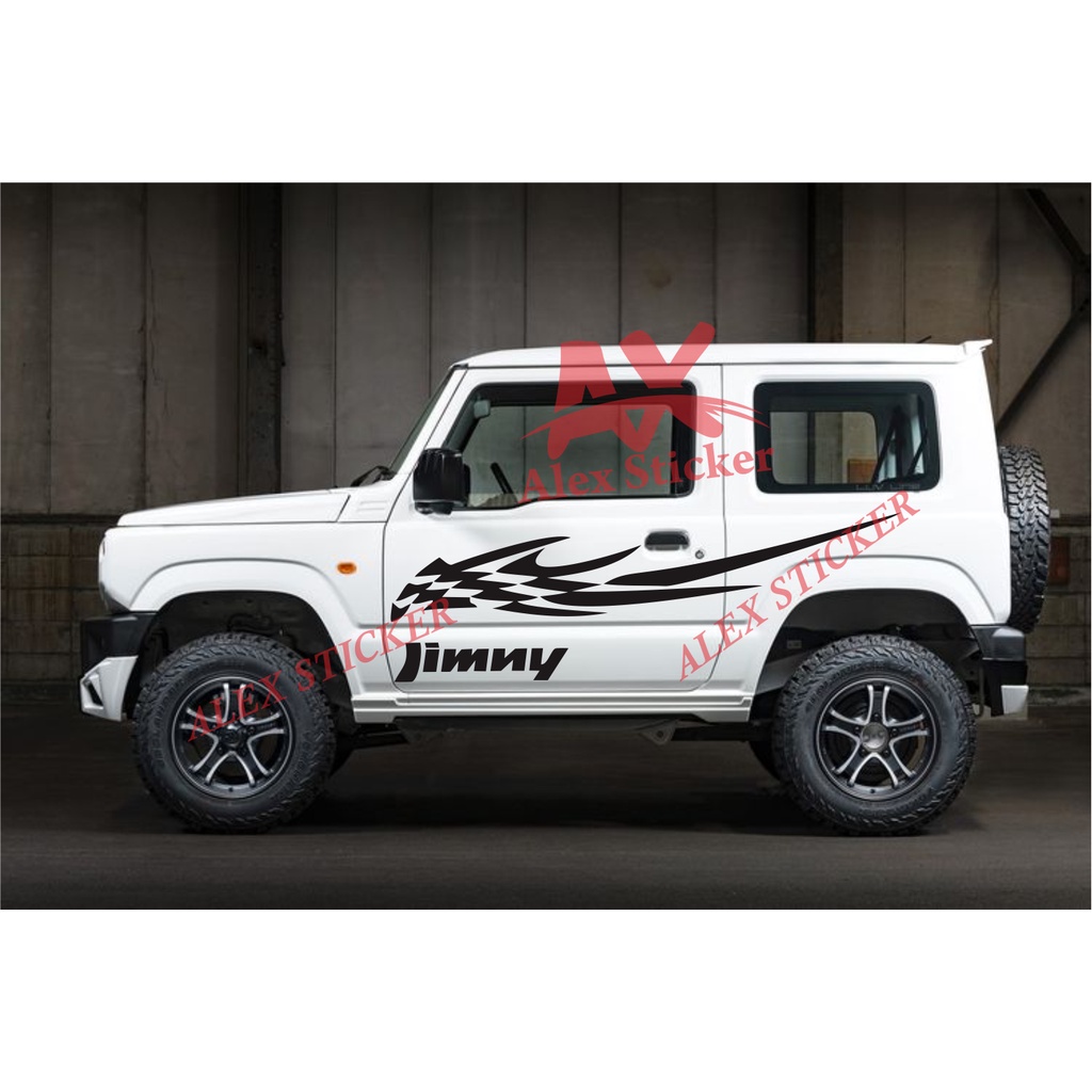 STIKER CUTING STICKER MOBIL SUZUKI JIMNY JEEP RUBICON WENGLER KATANA